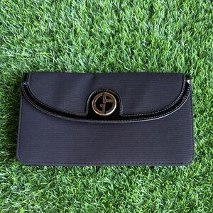 GIORGIO ARMANI Beauty Luxury Black Makeup Travel Cosmetic Bag